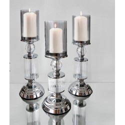 Kerzenständer Set Silber